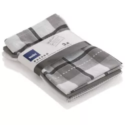 Geschirrtücher grau PASADO 3 Stk KL-15961
