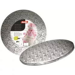 Silikat-Backpapier silberfarben 45 cm