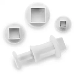 Dekorations-Set Quadrat Set – 3 Stück