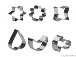 Edelstahl-Ausstechformen-Set – 6 Stück