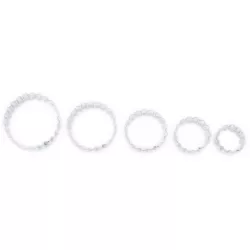 Ausstechformen Kreise gezackt, 4 Stück