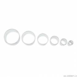 Ausstechformen runde glatte 6 Stück