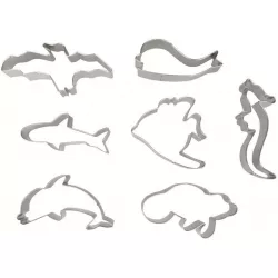 Ausstechformen Meerestiere Set – 7 Stück