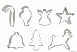 Ausstechformen Weihnachten Set – 7er Set