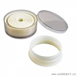 Nylon-Ausstechformen runde Set – 9 Stück