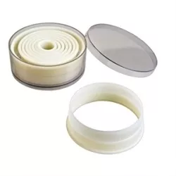 Nylon-Ausstechformen runde Set – 9 Stück