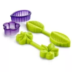 Ausstech- und Aderwerkzeug 3D Blume 3,5 × 4 cm