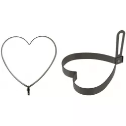 Herzform zum Eierbacken, 10 cm