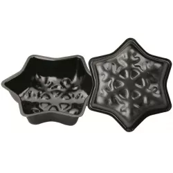 Backform zum Backen Schneeflocke 12 cm