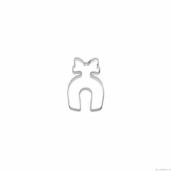 Ausstecher für Plätzchen Hufeisen mit Schleife