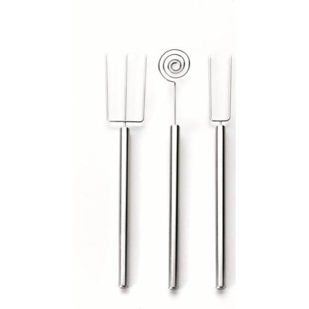 Schokolade Bonbon-Gabel-Set - 3 Stück