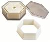 Nylon-Ausstechformen Sechseck-Set – 9 Stk.