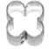 Ausstechform Blume 1,3 cm