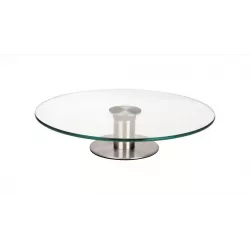 Glas-Tortendekoration, rund, 30 cm