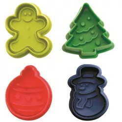 Plast-Ausstecher Weihnachten Set – 4 Stück