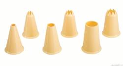 Plastik-Tortenspitzen-Set – 6 Stücke