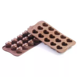 Schokoladen- und Eis-Silikonform Herzform