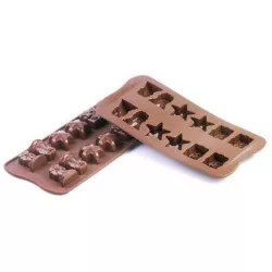 Silikonform für Schokolade – Weihnachten