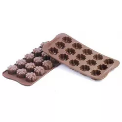 Schokoladen-Silikonform – vierblättriges Glück