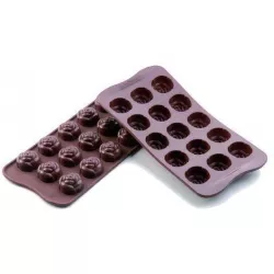 Silikonform für Schokolade – Rosenbuden