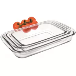 Glass-Set Backblech 3-t.