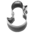 Ausstechform Ente 2 cm