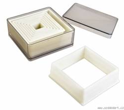 Nylon-Ausstechformen quadrat Set – 9 Stück