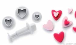 Herz-Dekorations-Set – 3 Stücke