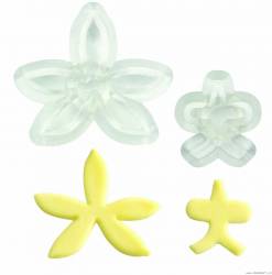 Set aus 2 Ausstechformen - Orchidee