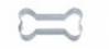 Ausstechform Knochen 45x21 mm
