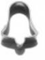 Ausstechform Glocke 15x17 mm