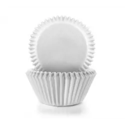 Papiertortenförmchen weiße 100 Stück