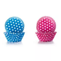 Papierförmchen Punkt 7,5 x 4 cm