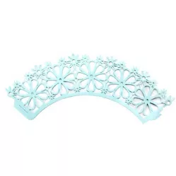 Dekorativer Kragen für Tassen - blau