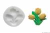 Silikonform für Fondant - Tulpen