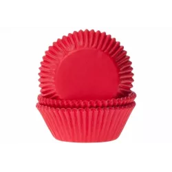 Papier-Muffinförmchen rot 50 Stück