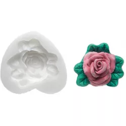 Silikonform für Fondant - Rosen