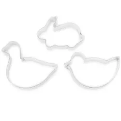 Oster-Ausstechformen Hase, Gans, Vogel