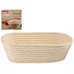 Reisbäckerutensil aus Weidenrattan, oval 26x16x9 cm