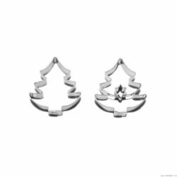 Ausstechform, Weihnachtsbäume, 2 Stück