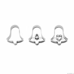 Weihnachts-Ausstecher Glocken 3 Stück