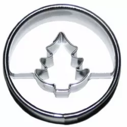 Ausstechform Kreis glatt/Nadelstrich