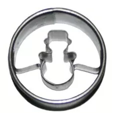 Ausstecher Kreis glatt/Schneemann