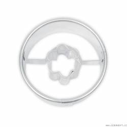 Ausstechform Kreis glatt / Blume