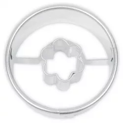 Ausstechform Kreis glatt / Blume