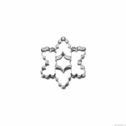 Sternausstecher für Weihnachtsplätzchen gezackt/rundstern