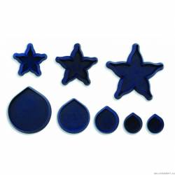 Ausstechformen für essbare Blüten ROSE - Set 8 Stück