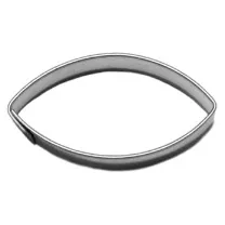 Ausstechform Ellipse 4,6 cm x 2,2 cm