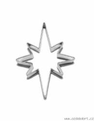 Stern-Ausstecher, 8 Zacken, 60×75 mm