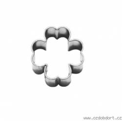 Mini-Vierspeck-Blume Ausstechform 18x18 mm